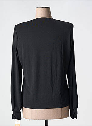 Top stretch manches longues noir ATIAN femme