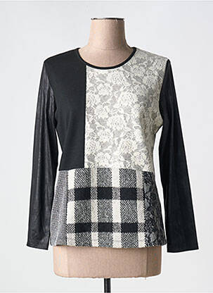 Top stretch manches longues noir MERI & ESCA femme