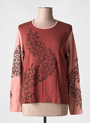 T-shirt orange CAROLE RICHARD pour femme