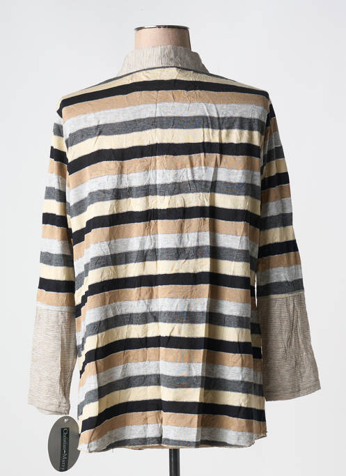 Gilet manches longues beige CHRISTIAN MARRY femme