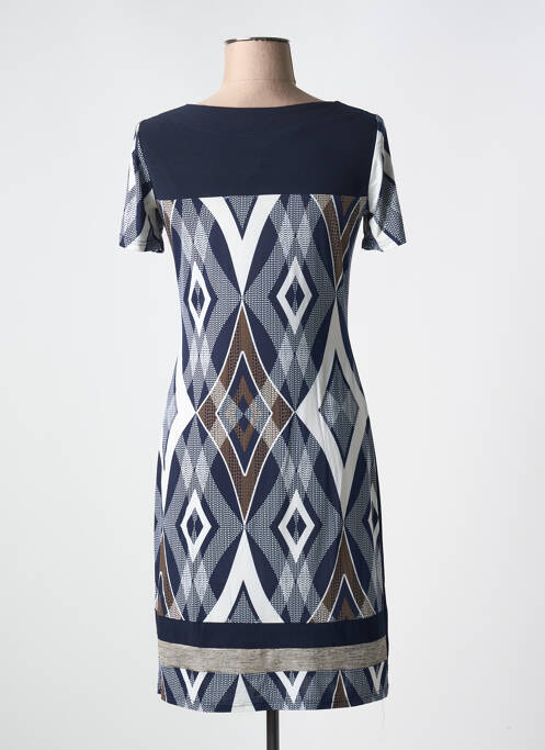 Robe mi-longue bleu GEVANA pour femme