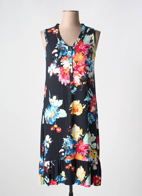 Robe mi-longue noir GALMALLA pour femme