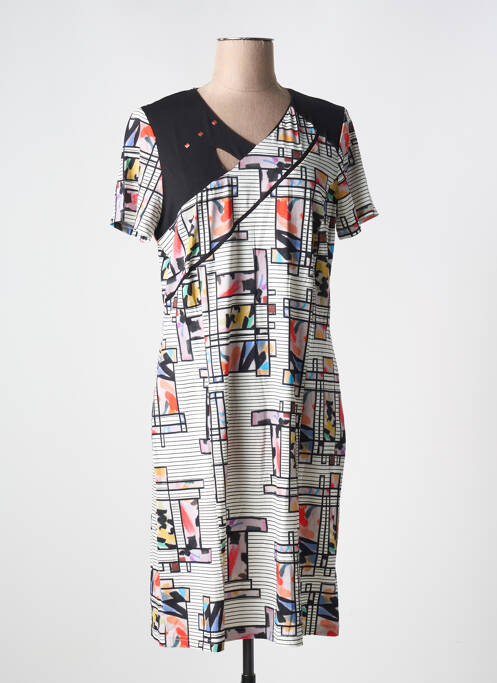 Robe mi-longue noir GUY DUBOUIS pour femme