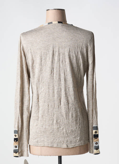 Top beige CHRISTIAN MARRY femme