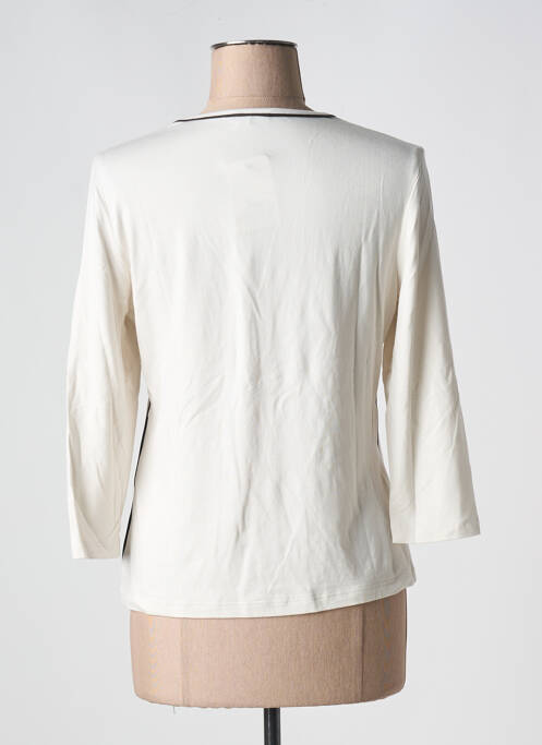 T-shirt beige BARBARA LEBEK pour femme