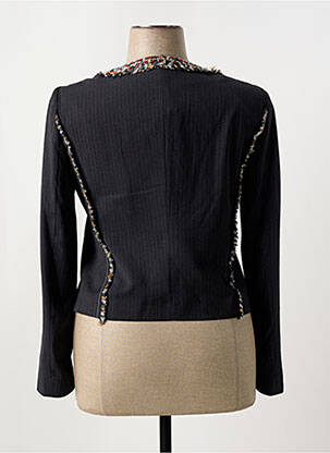 Veste chic poches gris ANNA CRISTY femme