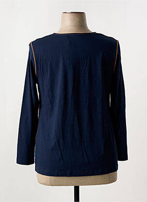 Top stretch manches longues bleu SOMMERMANN femme
