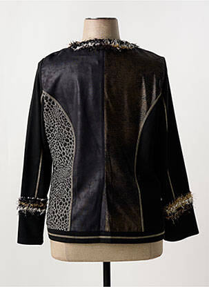 Veste casual col rond noir MERI & ESCA femme
