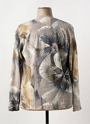 Top stretch manches longues beige GALMALLA femme