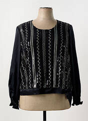 Blouse noir ATIAN pour femme seconde vue