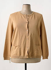 Gilet manches longues beige MINO MORA pour femme seconde vue