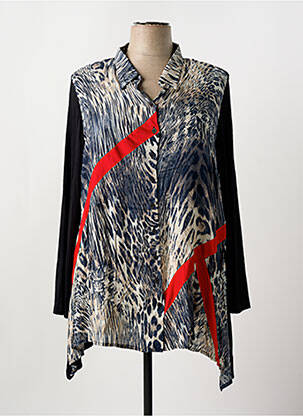 Tunique manches longues noir ALAIN WEIZ pour femme