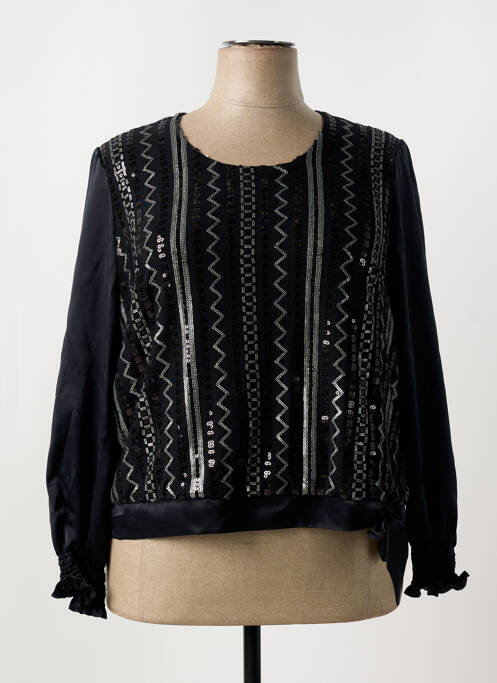 Blouse noir ATIAN pour femme