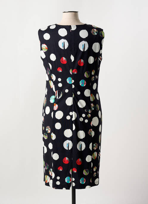 Robe mi-longue noir GEVANA pour femme