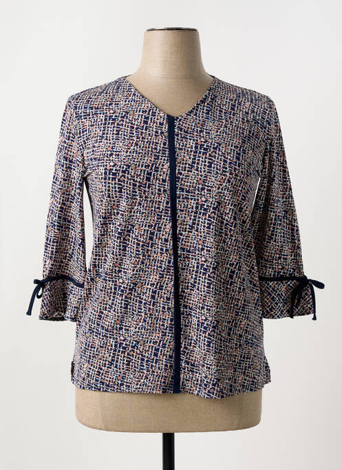 Top bleu GEVANA pour femme