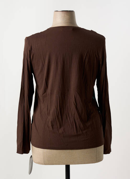 T-shirt marron CHRISTIAN MARRY femme