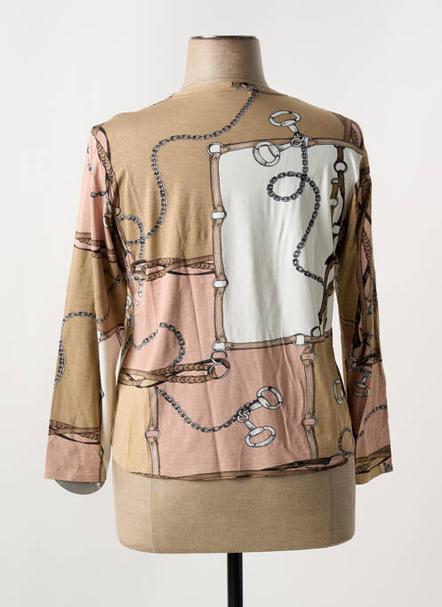 T-shirt marron CHRISTIAN MARRY femme