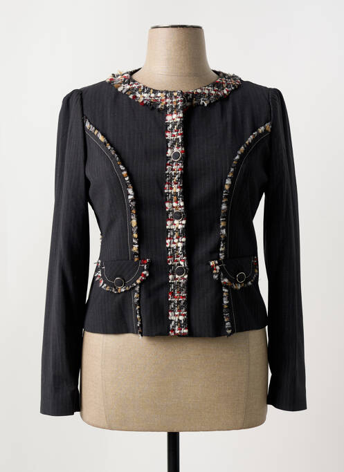 Veste chic gris ANNA CRISTY pour femme