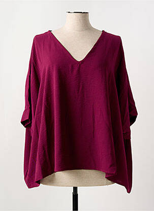 Blouse rouge MAT. pour femme