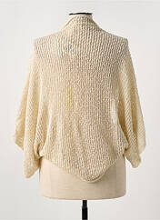 Gilet manches longues beige MAT. pour femme seconde vue