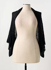 Gilet manches longues noir MAT. pour femme seconde vue