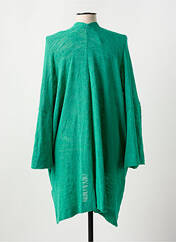 Gilet manches longues vert MAT. pour femme seconde vue