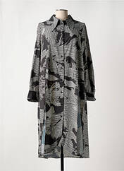 Manteau long noir MAT. pour femme seconde vue