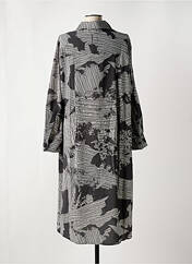 Manteau long noir MAT. pour femme seconde vue