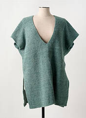Pull tunique vert MAT. pour femme seconde vue