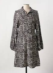 Robe mi-longue gris MAT. pour femme seconde vue