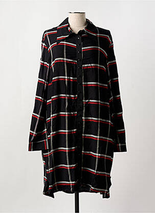 Tunique manches longues noir MAT. pour femme