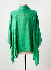 Tunique manches longues vert MAT. pour femme seconde vue