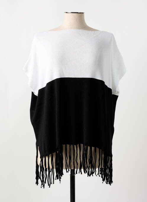 Pull tunique blanc MAT. pour femme