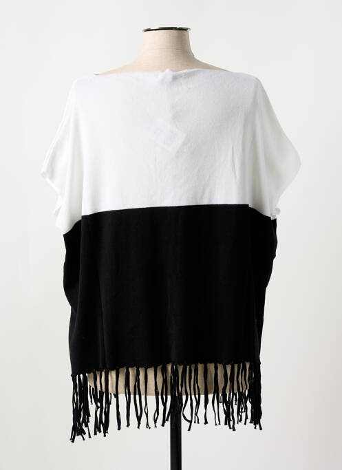 Pull tunique blanc MAT. pour femme