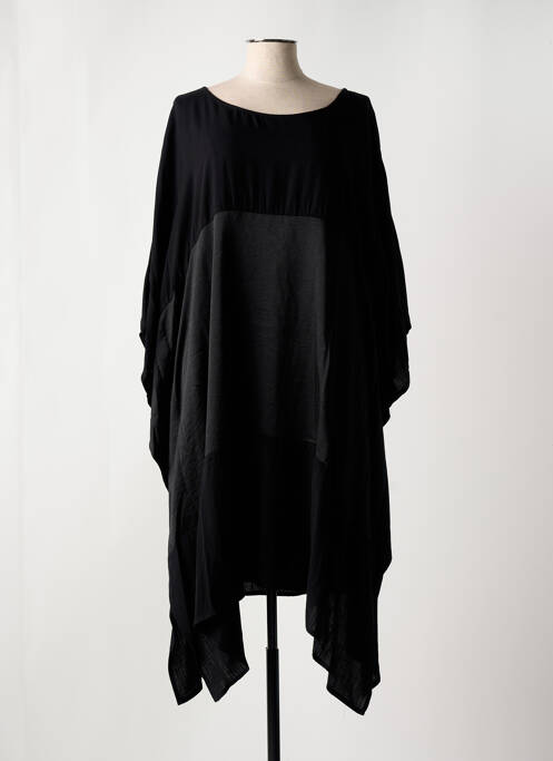 Tunique manches longues noir MAT. pour femme