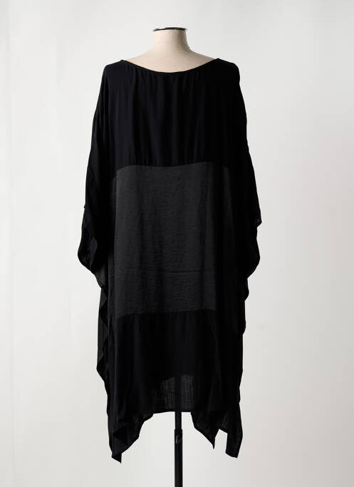 Tunique manches longues noir MAT. pour femme