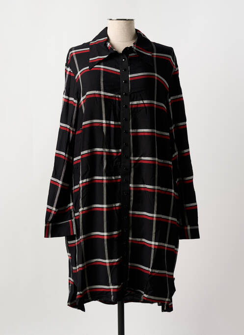 Tunique manches longues noir MAT. pour femme