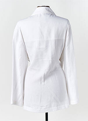 Veste casual col tailleur blanc LUMINA femme