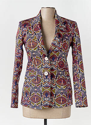 Blazer fausses poches bleu KING KONG femme
