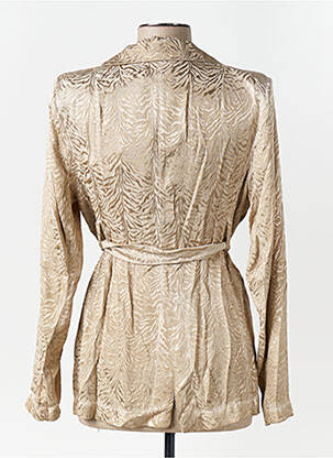 Veste casual col tailleur marron ANGELA DAVIS femme