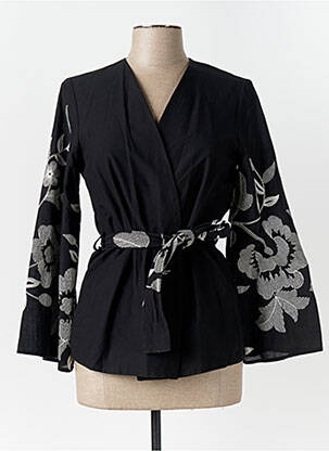 Veste casual coupe cintrée noir ANGELA DAVIS femme