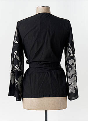 Veste casual coupe cintrée noir ANGELA DAVIS femme