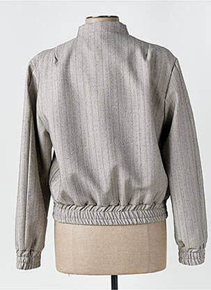 Veste casual col rond gris ANGELA DAVIS femme