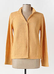 Gilet manches longues orange FRIDA MADÉ pour femme seconde vue