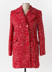 Manteau long rouge LUMINA pour femme seconde vue