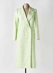 Manteau long vert LUMINA pour femme seconde vue