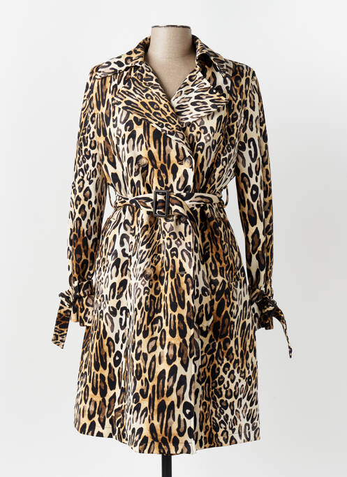 Manteau long marron ANGELA DAVIS pour femme