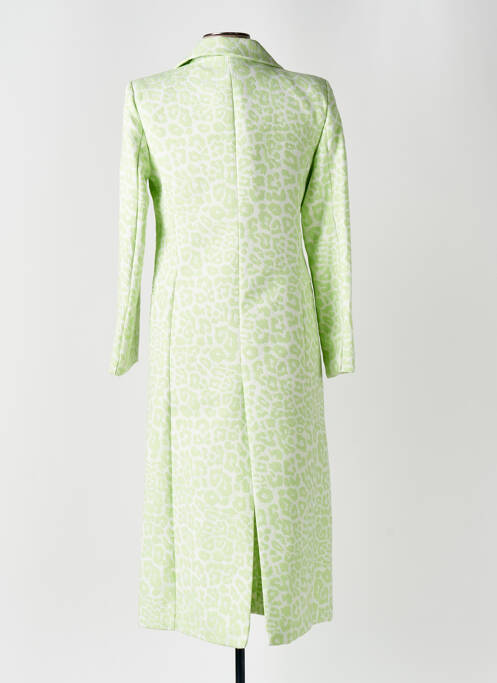 Manteau long vert LUMINA femme