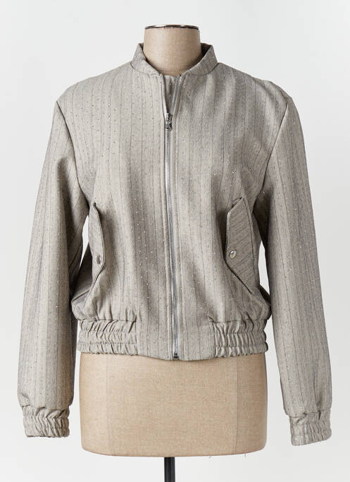 Veste casual gris ANGELA DAVIS pour femme