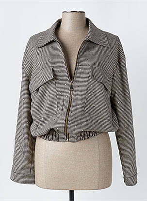 Veste casual finition intérieure doublée noir CIVICO 1 femme